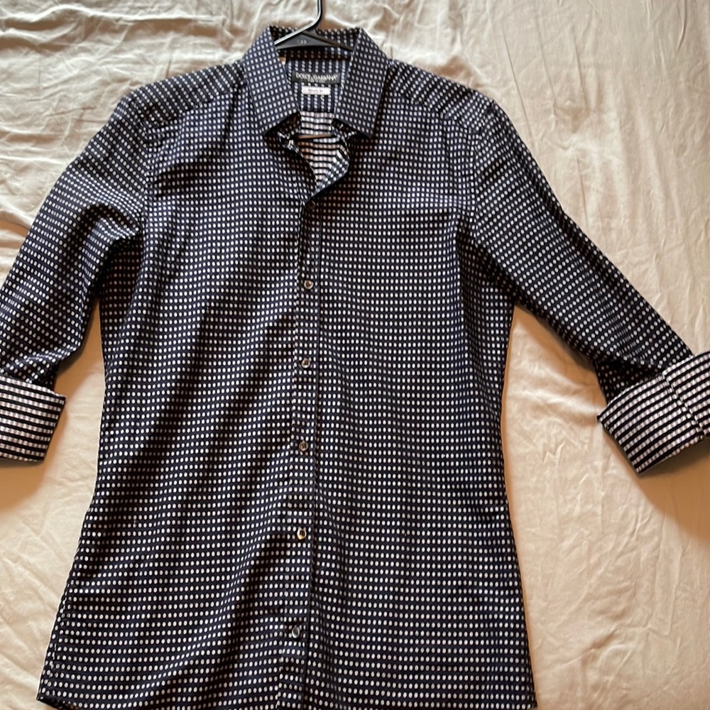 Dolce and Gabbana mens button up shirt